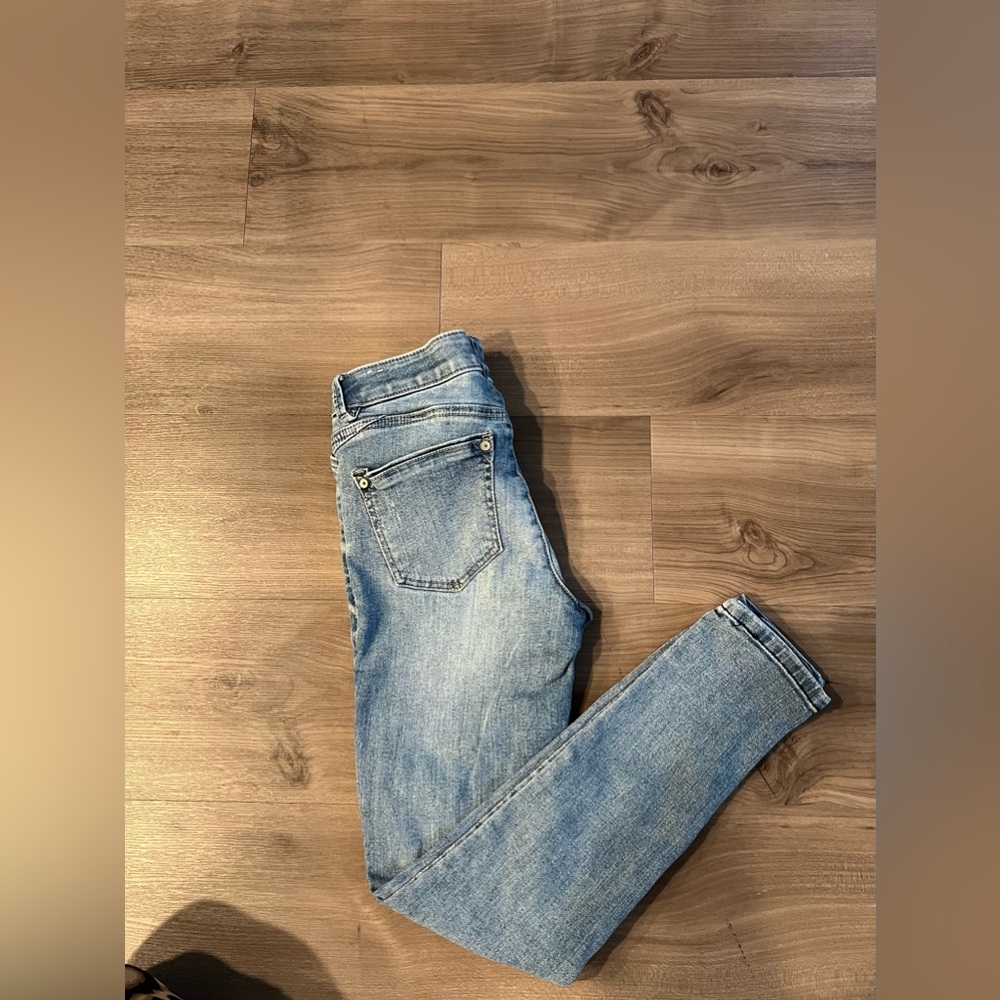 WIT & WISDOM JEANS, MID-RISE ANKLE SKINNY JEANS